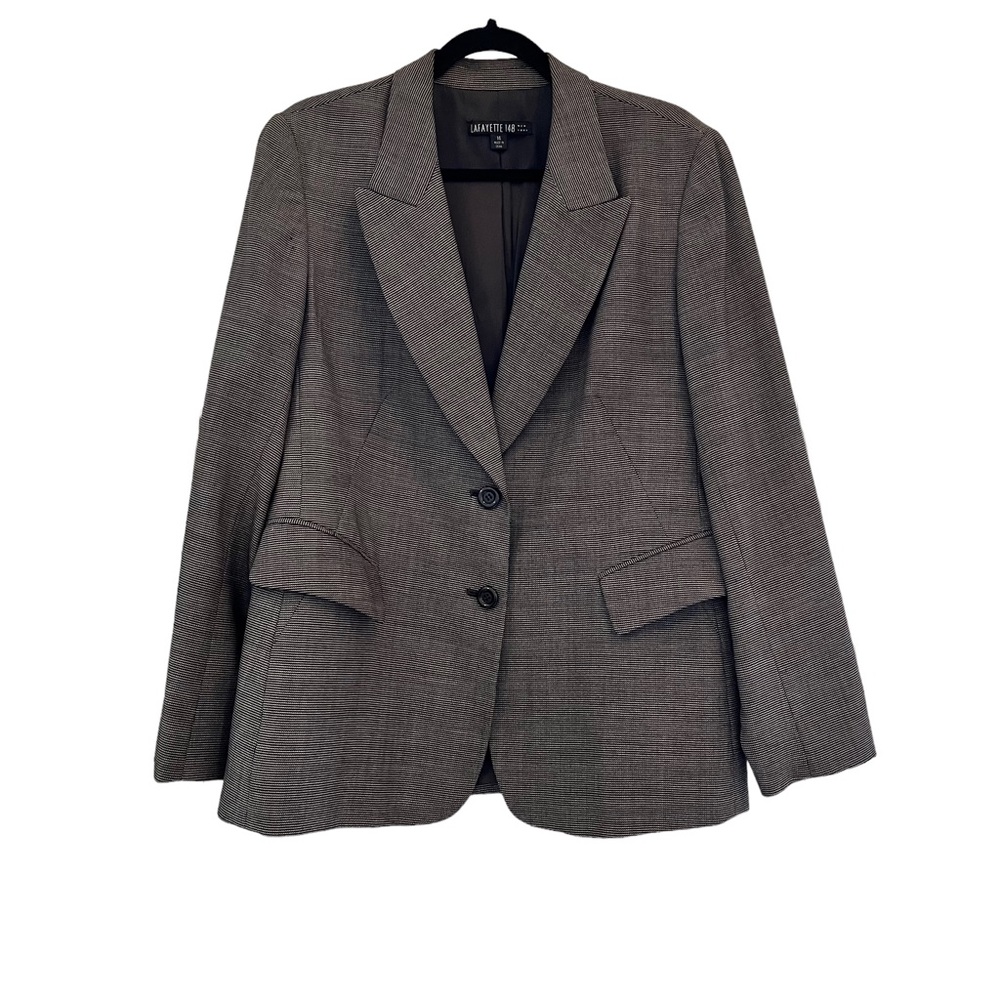 Lafayette 148 New York 100% Virgin Wool Blazer Size Women's 14